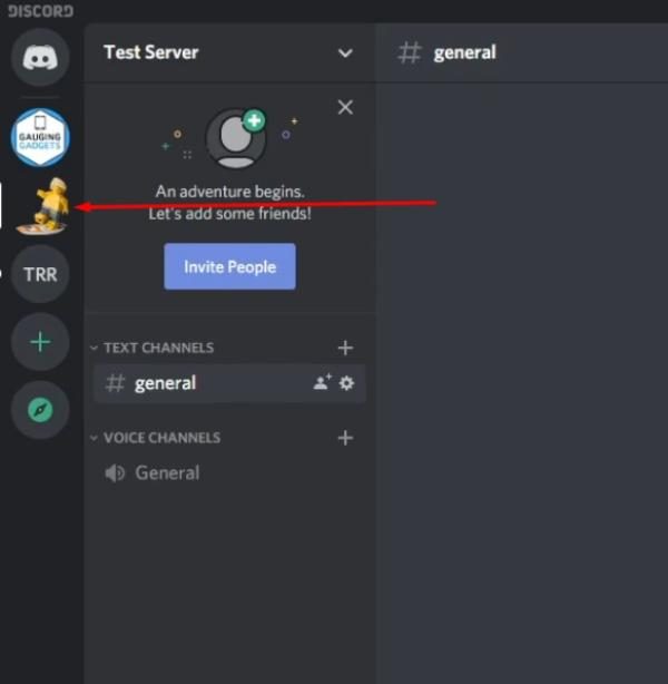 Jak odstranit Discord server na ploše 1