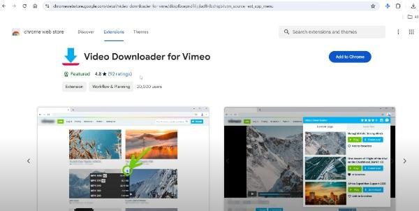 Como baixar vídeos do Vimeo gratuitamente 2