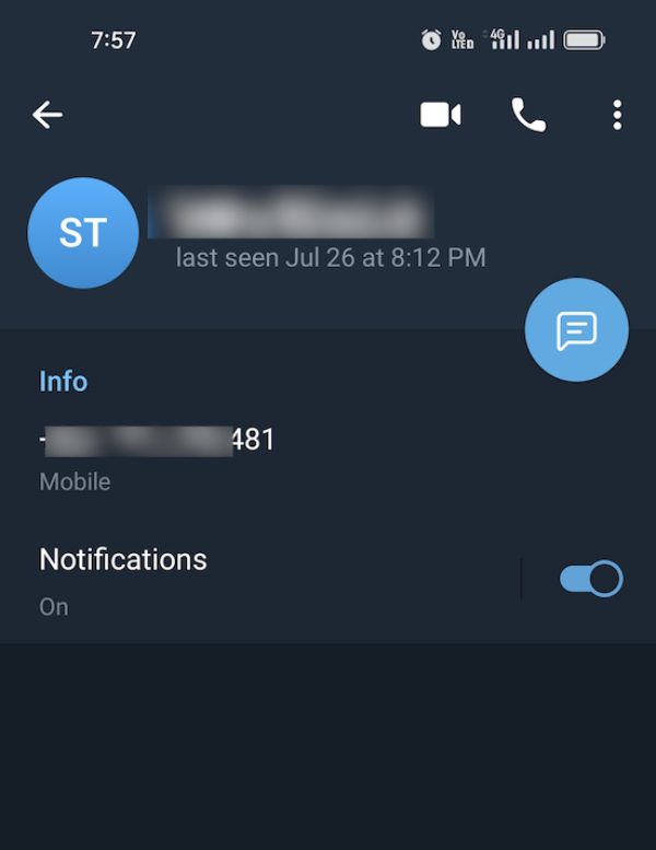 access Secret Chats on Telegram