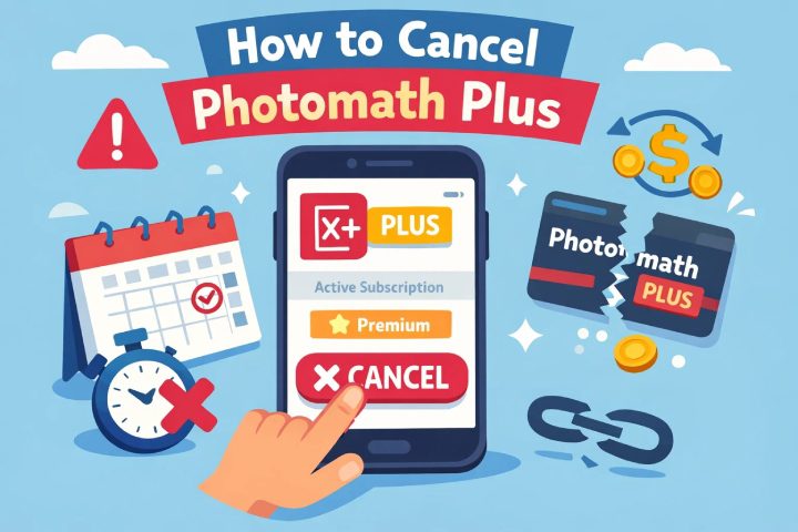 Jak zrušit předplatné Photomath Plus