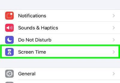 como alterar a senha do tempo de tela no iPhone 2