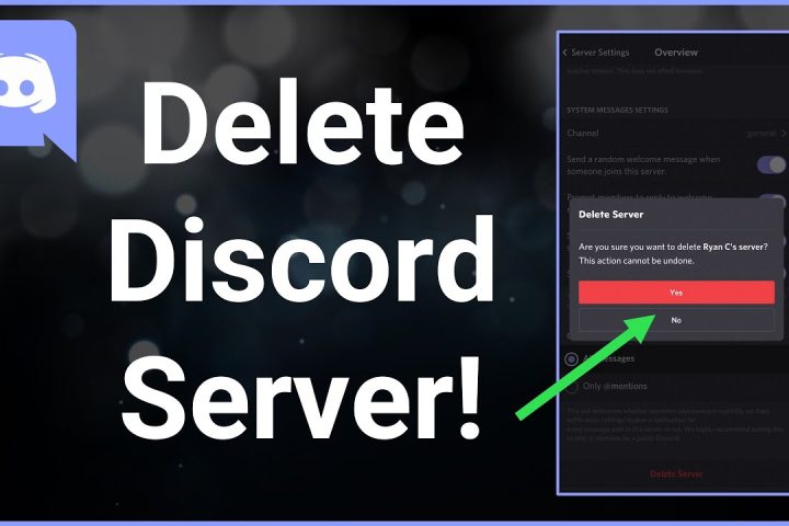 jak odstranit discord server
