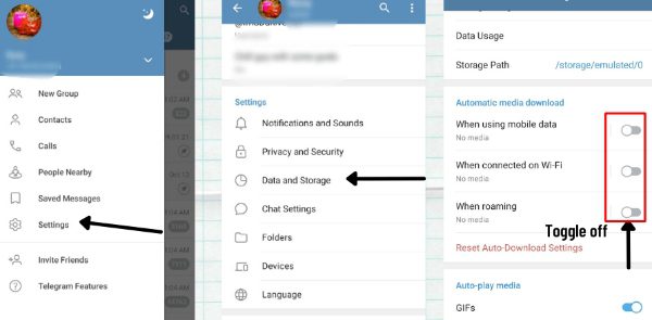 How to stop porn content in Telegram?