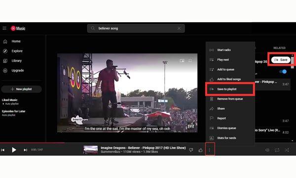 YouTube Music&#39;te oynatma listeleri oluşturun