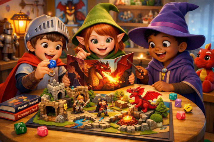 Start playing Dungeons and Dragons with your kids for fun