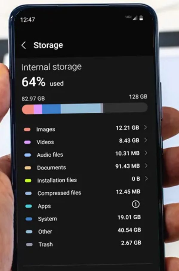 liberare spazio di archiviazione per l&#39;esecuzione della fotocamera Snapchat