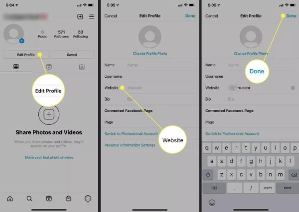 Instagram biyografisine nasıl bağlantı eklenir 1