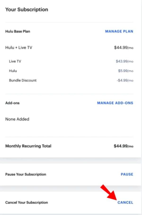 Hulu 구독을 취소하는 방법