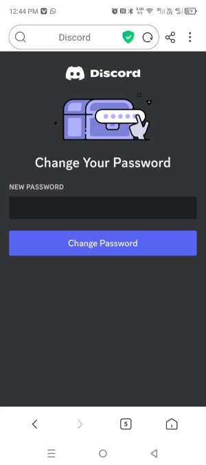 Cómo restablecer tu contraseña de Discord en el móvil 4