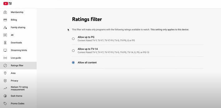 YouTube Rating Filter