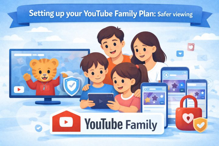 Setting up your YouTube family plan: Safer viewing for kids