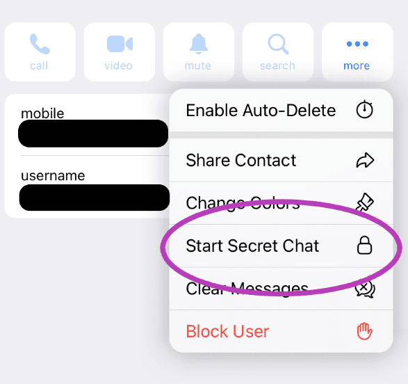 Teen Telegram safety features