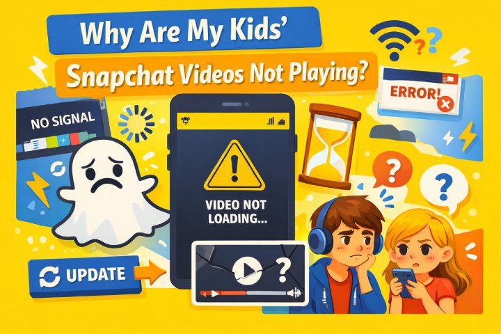 Почему видео моих детей в Snapchat не воспроизводятся?