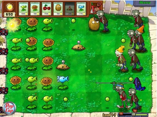 jeu vidéo plantes contre zombies