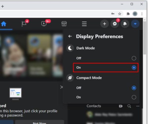 Cara menjadikan aplikasi Facebook mode gelap untuk anak-anak Anda