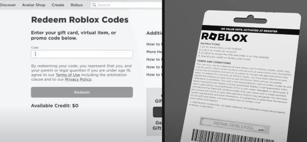 Cómo canjear la tarjeta regalo de Roblox 4