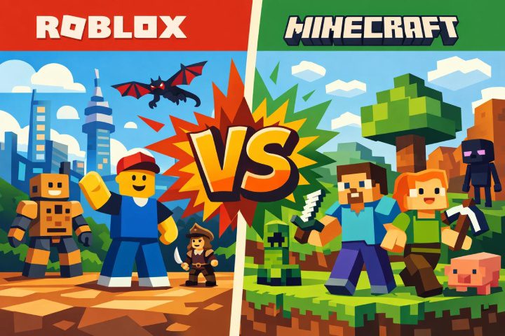 Roblox vs Minecraft: Which is better for kids?