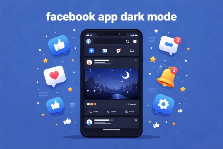 Как включить темный режим в приложении Facebook для детей