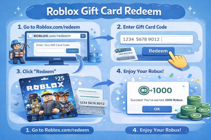 Как активировать подарочную карту Roblox