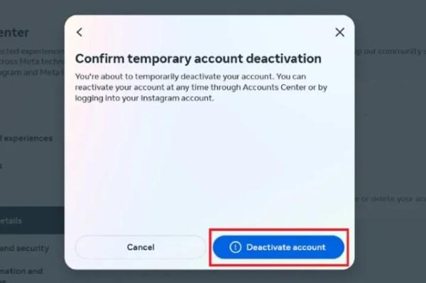 Jak deaktivovat Instagram na webu 5