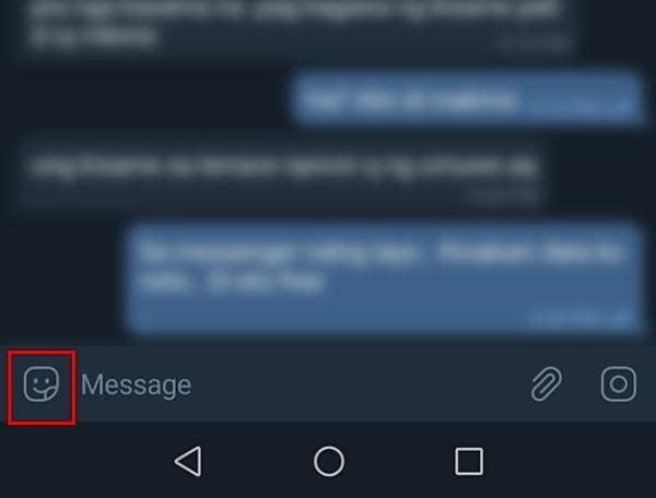 Cara menemukan stiker di Telegram 1