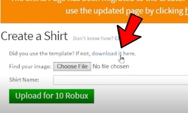 Roblox gömlek şablonu nasıl alınır 1