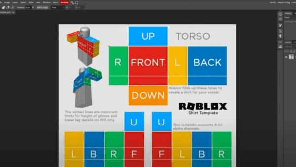 Roblox gömlek şablonu 4 nasıl alınır