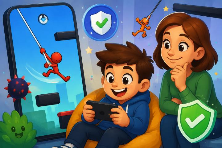 Stickman Hook: Is it a fun and safe casual game for kids