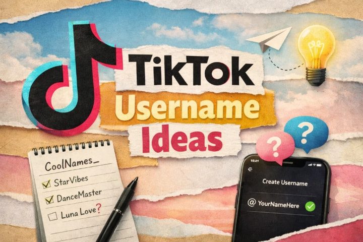 TikTok username ideas