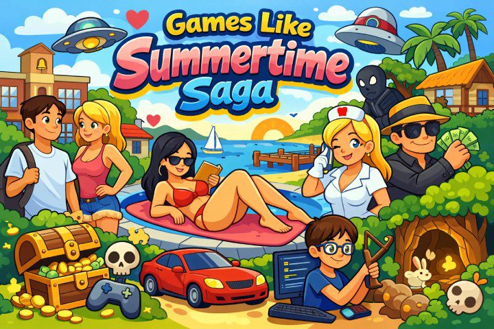 10 simulation games like Summertime Saga sharing