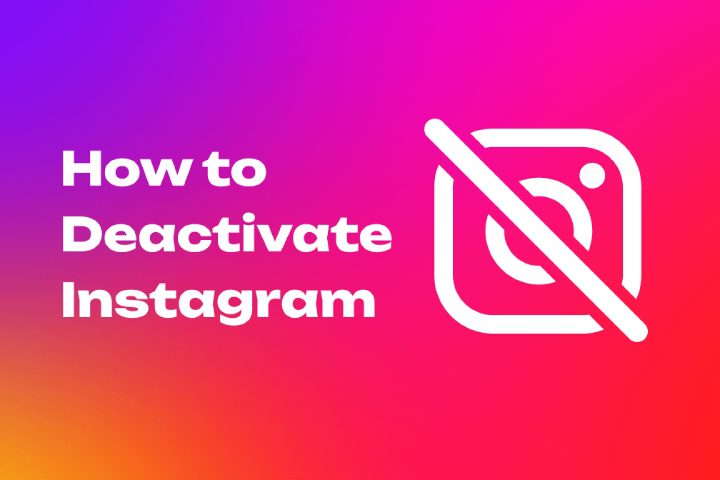 How to deactivate Instagram and protect privacy