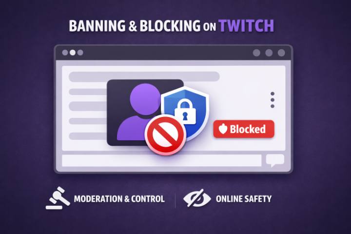 Zablokování a zablokování uživatele na Twitchi: Zajistěte bezpečnost svého streamu