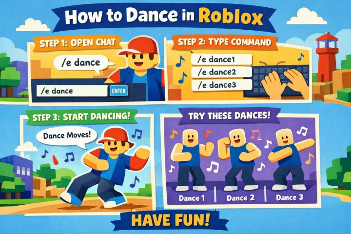 Roblox에서 자녀 보호 기능을 활용하여 춤추는 방법