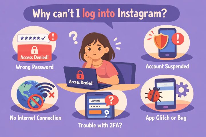 인스타그램에 로그인할 수 없는 이유를 어떻게 해결할 수 있을까요?