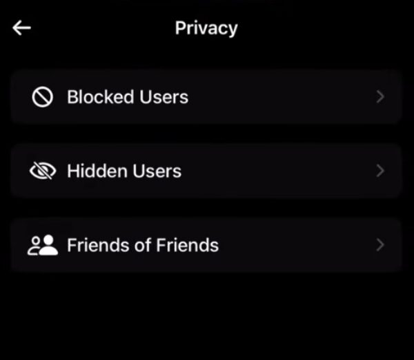 BeReal privacy - friends of friends