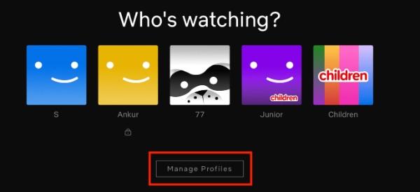 Netflix -Konto