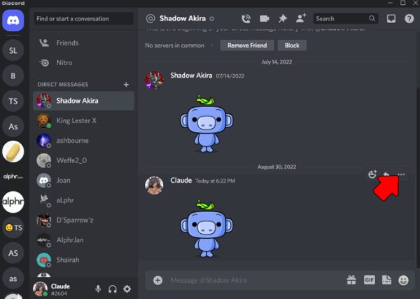 Xóa tin nhắn Discord trên máy tính để bàn 2