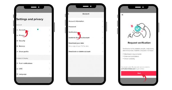ขอการตรวจสอบเกี่ยวกับ tiktok