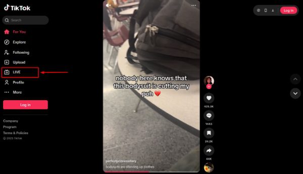 TikTok-web TikTok web