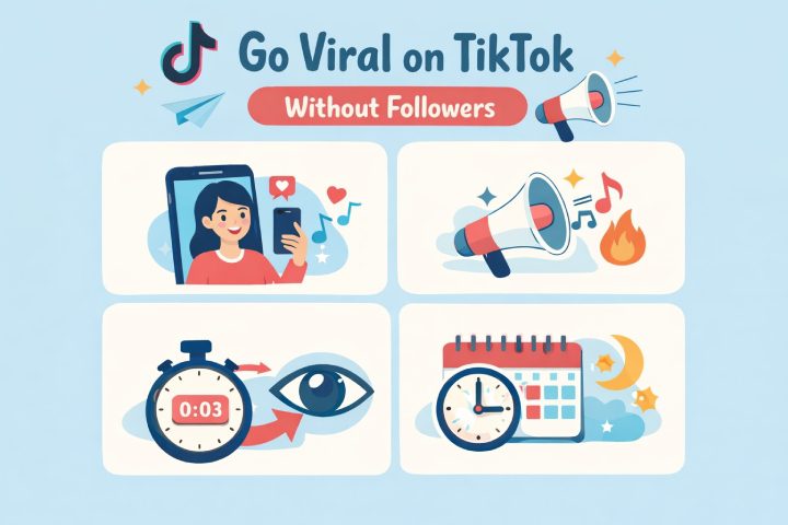 Wie man auf TikTok ohne Follower viral geht