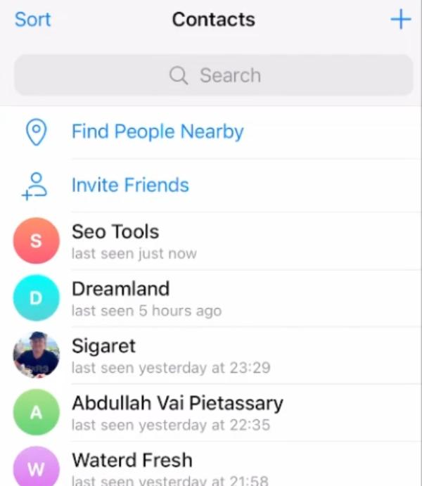 Choose the contact whose last seen status Choose the contact whose last seen status