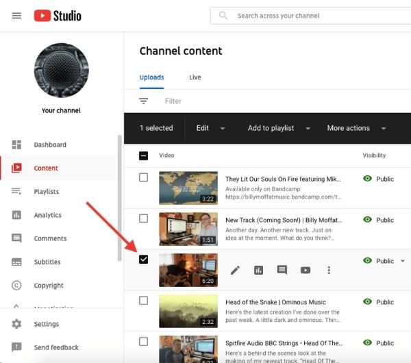 Come eliminare un video di YouTube usando un computer 3