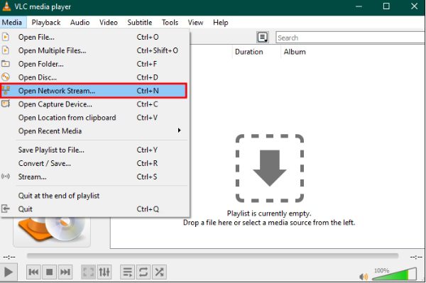 Open-Network-Stream-to-download-youtube-videos Open Network Stream to download youtube videos