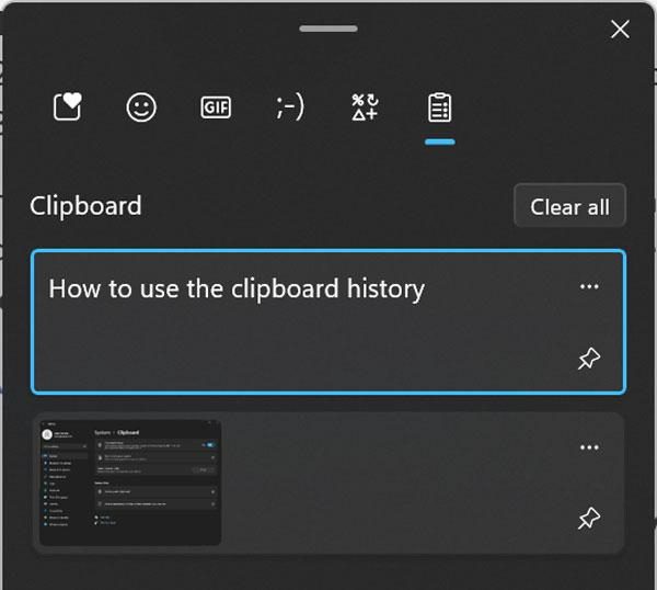 Lịch sử clipboard là gì