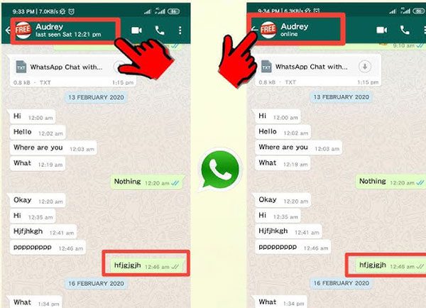 Whatsapp online státusz és utoljára látta