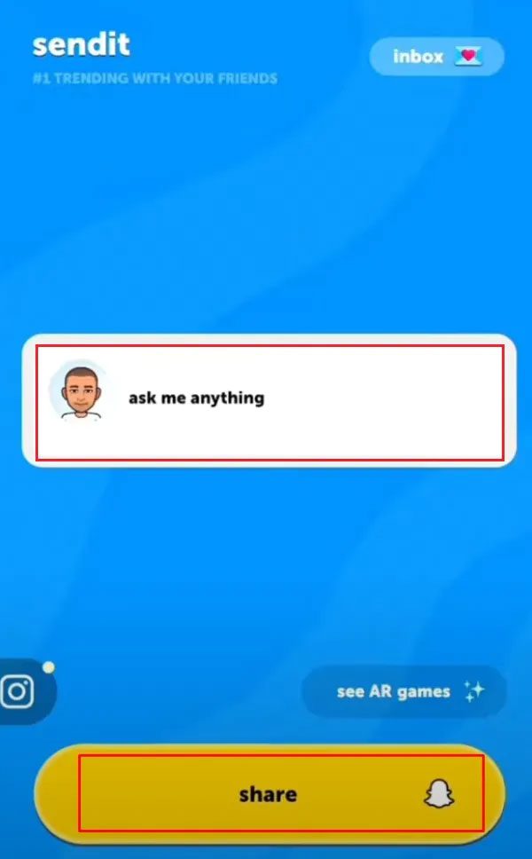 Fragen zur Sendit -App stellen