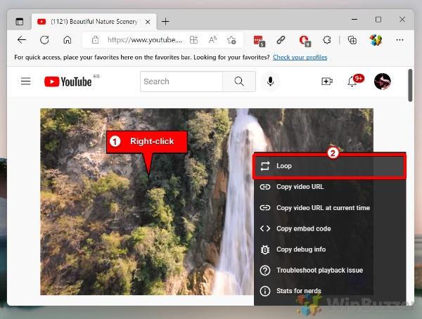 Come eseguire il loop di un video di YouTube