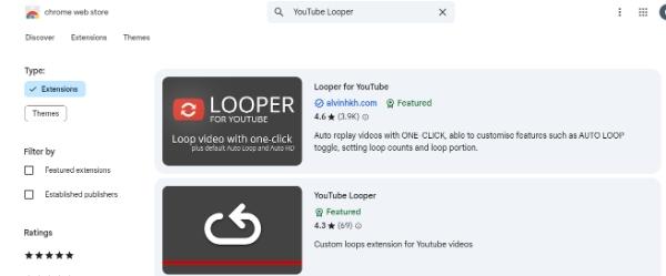 YouTube Looper 
