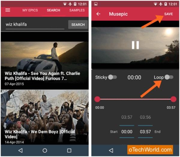 Video YouTube Loop