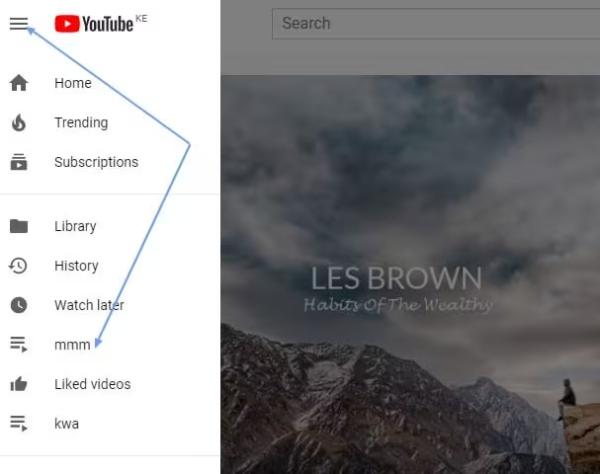 palilist video di YouTube